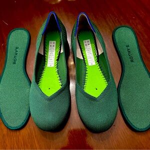 Rothy’s The Flat Kelly Green - 8.5